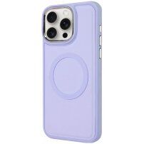 Etui wytrzymałe silikonowe z MagSafe na iPhone 15 Pro - fioletowy