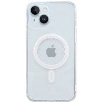 Przezroczyste etui błyszczące z MagSafe na iPhone 15 - przezroczysty