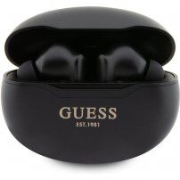 Bezprzewodowe słuchawki Guess True Wireless Metalic Finish do urządzeń Apple - czarna