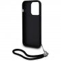 Etui z obustronnym cekinami Karl Lagerfeld Sequins Reversible na iPhone 15 Pro Max - czarno-srebrny