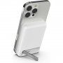 Power bank BELKIN BoostCharge MagSafe z podstawką i portem USB-C do iPhone'a - 5 000 mAh - biała