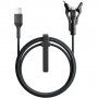 Nomad Kevlar uniwersalny kabel w oplocie PD 100W USB-A / USB-C / Lightning / micro USB do iPhone / iPad / MacBook / AirPods - 1,5 m - czarny