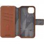Etui zdejmowalne z klapką Decoded Detachable Wallet 2w1na iPhone 15 Plus - brązowe