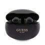 Bezprzewodowe słuchawki Guess True Wireless Metalic Finish do urządzeń Apple - czarna