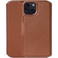 Etui zdejmowalne z klapką Decoded Detachable Wallet 2w1na iPhone 15 - brązowe