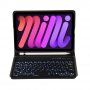 Etui z podświetlaną klawiaturą i miejscem na Apple Pencil na iPad mini 6 / mini 7 - czarne
