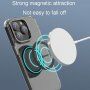 Pierścień samoprzylepny AhaStyle MagSafe na iPhone - czarny
