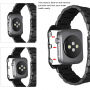 Etui metalowe z paskiem do Apple Watch 42mm / 41mm / 40mm / 38mm - czarne