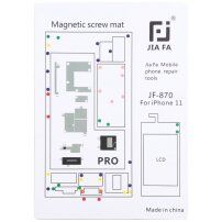 Podkładka serwisowa magnetyczna JIAFA do naprawy iPhone 11 Pro - biała