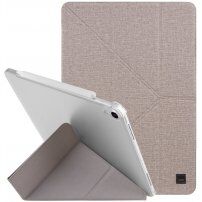 UNIQ Yorker Kanvas Plus pokrowiec ze origami stojakiem do iPad Air 4 (2020) / Air 5 (2022) / Pro 11" (2018) - beżowy