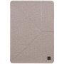 UNIQ Yorker Kanvas Plus pokrowiec ze origami stojakiem do iPad Air 4 (2020) / Air 5 (2022) / Pro 11" (2018) - beżowy