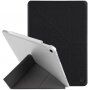 UNIQ Yorker Kanvas Plus pokrowiec ze origami stojakiem do iPad Air 4 (2020) / Air 5 (2022) / Pro 11" (2018) - czarny