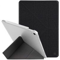 UNIQ Yorker Kanvas Plus pokrowiec ze origami stojakiem do iPad Air 4 (2020) / Air 5 (2022) / Pro 11" (2018) - czarny