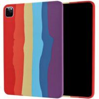 Etui silikonowe dla iPad Pro 11" (2018-2022) - tęcza