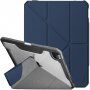 UNIQ Trexa pokrowiec ze origami stojakiem i miejscem na Apple Pencil dla iPad Air 4 (2020) / Air 5 (2022) / Pro 11" (2018-2022) - ciemnoniebieski