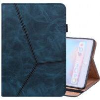Etui ze skóry PU z podstawką i miejscem na kartę iPad Air 4 (2020) / Air 5 (2022) / Pro 11" (2018-2022) - ciemnoniebieski
