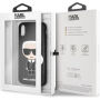 Karl Lagerfeld Ikonik TPU pokrowiec do iPhone X / XS - czarny