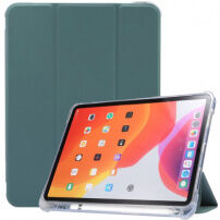 Smart pokrowiec ze stojakiem i miejscem na Apple Pencil dla iPad Air 4 (2020) / Air 5 (2022) - naftowy