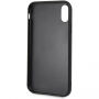 BMW Carbon Red Stripe Hard case etui do iPhone XR - czarne