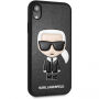 Karl Lagerfeld Ikonik TPU pokrowiec do iPhone XR - czarny