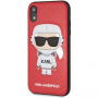 Karl Lagerfeld Space Cosmonaut case etui do iPhone XR - czerwone