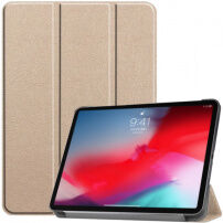 Pokrowiec ze skóry PU z funkcją usypiania dla iPad Pro 11" (2020-2022) - złoty