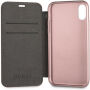 Guess Kaia Book case pokrowiec do iPhone X / XS - różowo-złoty