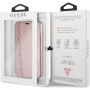 Guess Kaia Book case pokrowiec do iPhone X / XS - różowo-złoty