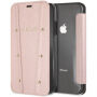 Guess Kaia Book case pokrowiec do iPhone XR - różowo-złoty