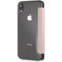 Guess Kaia Book case pokrowiec do iPhone XR - różowo-złoty