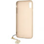 Guess Charms Hard case etui do iPhone XS Max - szare