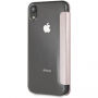 Guess PU Leather Book Case Iridescent pokrowiec do iPhone XR - różowo-złoty