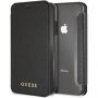 Guess PU Leather Book Case Iridescent pokrowiec do iPhone XR - czarny