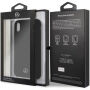 Mercedes Silicon/Fiber case Lining etui do iPhone XR - czarne