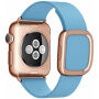 Elegancki pasek z klamrą do Apple Watch Ultra 49mm / 46mm / 45mm / 44mm / 42mm - niebieski