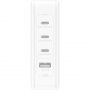 4-portowa ładowarka PD 140W BELKIN BoostCharge Pro - 3x USB-C / USB-A z adapterami UK, EU, US dla iPhone / iPada / MacBooka - biała