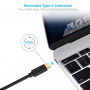 Szybki kabel USB-C/HDMI 4K 60 Hz do MacBooka - 1,8 m - czarny
