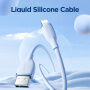 Silikonowy kabel do transmisji danych i szybkiego ładowania JOYROOM SA29-AL3 USB-A / Lightning do iPhone / iPad / iPod / AirPods - 1,2 m - jasnoniebieski