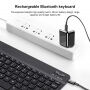 Klawiatura bezprzewodowa Bluetooth - biała