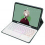 Etui z podświetlaną klawiaturą, touchpadem i miejscem na Apple Pencil do iPad Pro 11" (2020-2022) - ciemnoturkusowe
