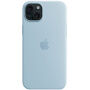 Etui silikonowe oryginalne Apple z MagSafe na iPhone 15 Plus - jasnoniebieski