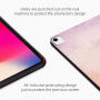 Etui z akwarelowym wzorem na iPad Pro 11" (2020-2022) - niebieskie