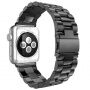 Pasek ze stali nierdzewnej luksusowy do Apple Watch 41 mm / 40 mm / 38 mm - czarny