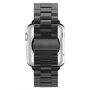 Pasek ze stali nierdzewnej luksusowy do Apple Watch 41 mm / 40 mm / 38 mm - czarny