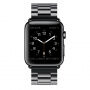 Pasek ze stali nierdzewnej luksusowy do Apple Watch 41 mm / 40 mm / 38 mm - czarny
