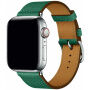 Skórzany pasek na Apple Watch 42mm / 41mm / 40mm / 38mm - zielony
