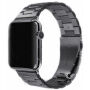 Pasek ze stali nierdzewnej luksusowy do Apple Watch 41 mm / 40 mm / 38 mm - czarny