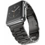 Pasek ze stali nierdzewnej luksusowy do Apple Watch 41 mm / 40 mm / 38 mm - czarny
