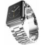 Pasek ze stali nierdzewnej luksusowy do Apple Watch 41 mm / 40 mm / 38 mm - srebrny