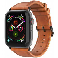 Pasek skórzany DUX DUCIS do Apple Watch 41 mm / 40 mm / 38 mm - brązowy